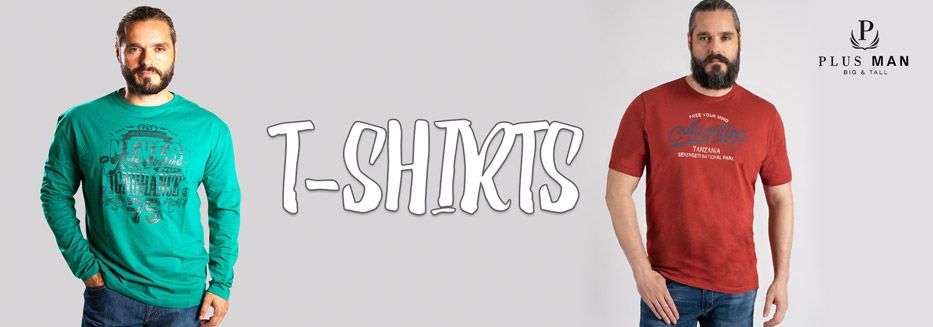 T-shirts Grote maten t-shirts