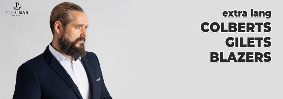 Extra lange colberts Colbert lengtemaat