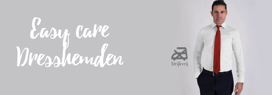 Strijkvrije en easycare overhemden Easy care overhemden in grote maten