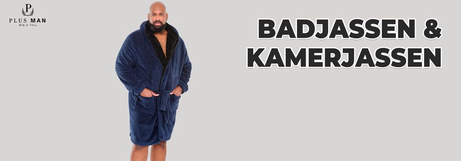 Grote maten badjassen & kamerjassen